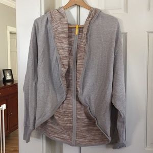 Lole sweatshirt cardigan EUC m